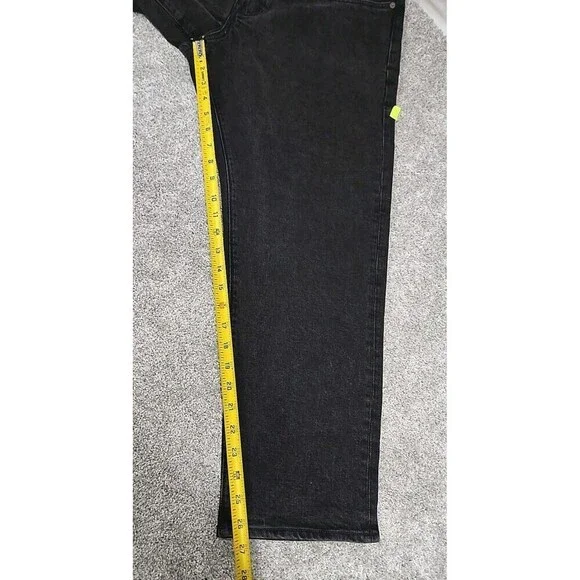 Madewell Relaxed Taper Jeans Flex Denim Black Men’s Size 38x30 NWT READ - Picture 7 of 8
